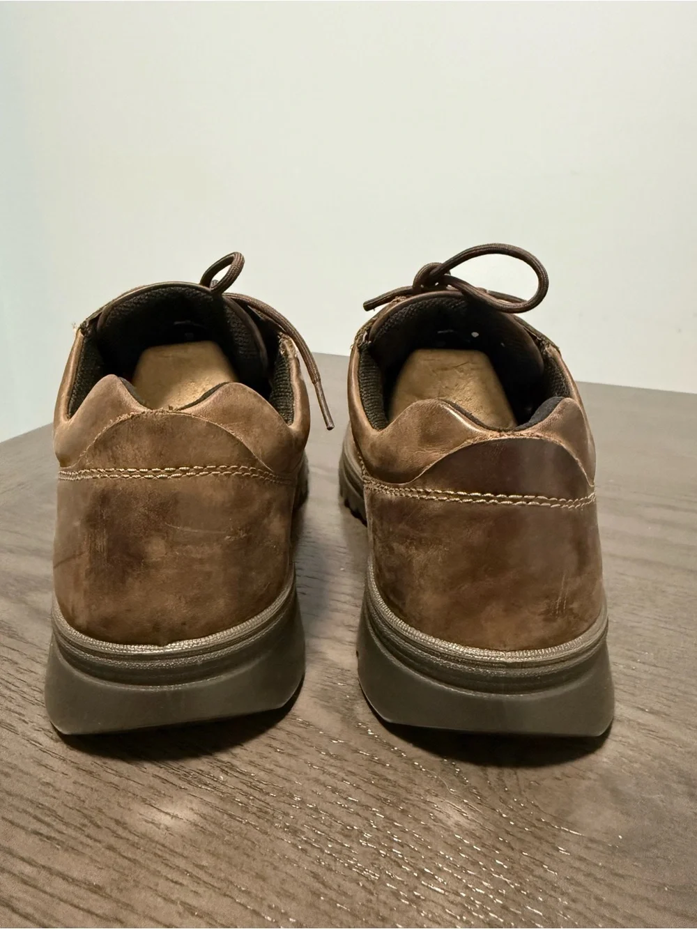 ECCO Men’s Gore-Tex Waterproof Leather Oxford Shoes Brown‎ Lace-Up Size US 9,5